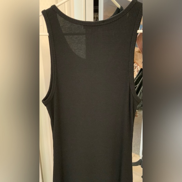 Palette black ribbed maxi dress, size small - Picture 2 of 4